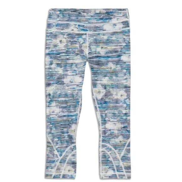 lululemon athletica Pants - Lululemon Run Inspire Crop II All Full-On Leggings Luxtreme Blurry Belle 6
